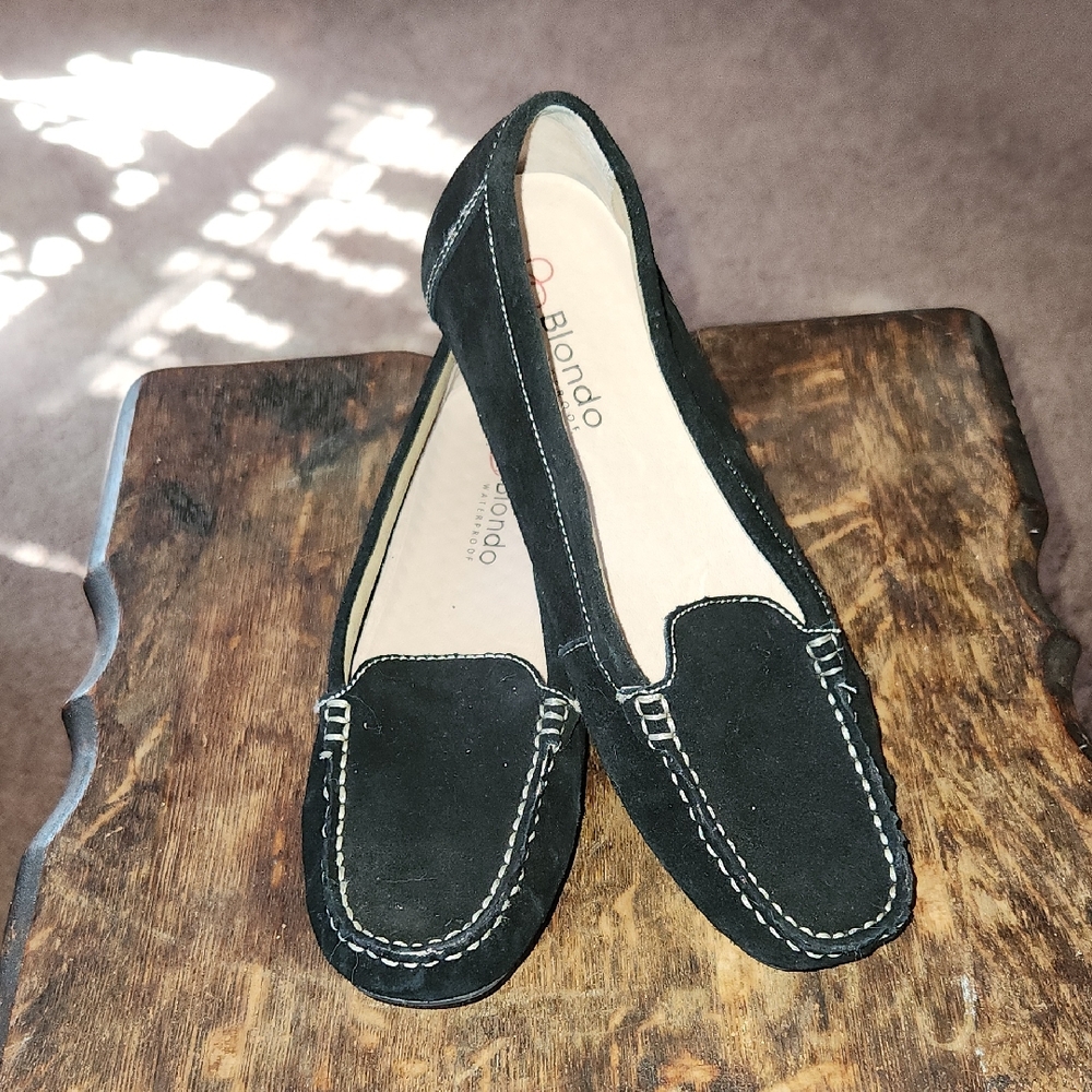 Blondo Leather Suede Loafers